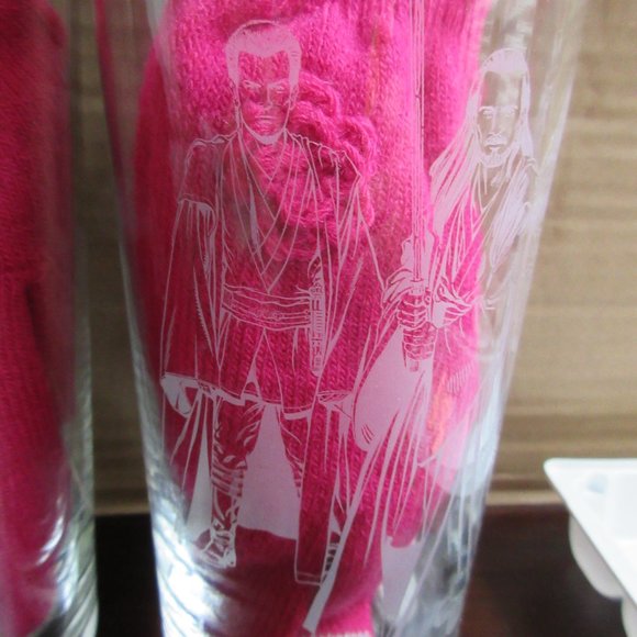 Star Wars Episode 1 Phantom Menace Pepsi Premiums 16 oz. set of 2 glasses - Picture 7 of 12